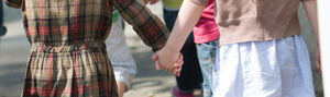 Children holding hands
