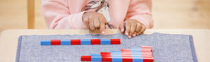 Child playing blocks