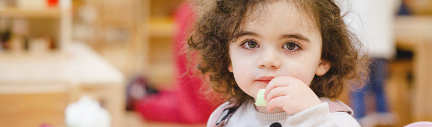 Child with food